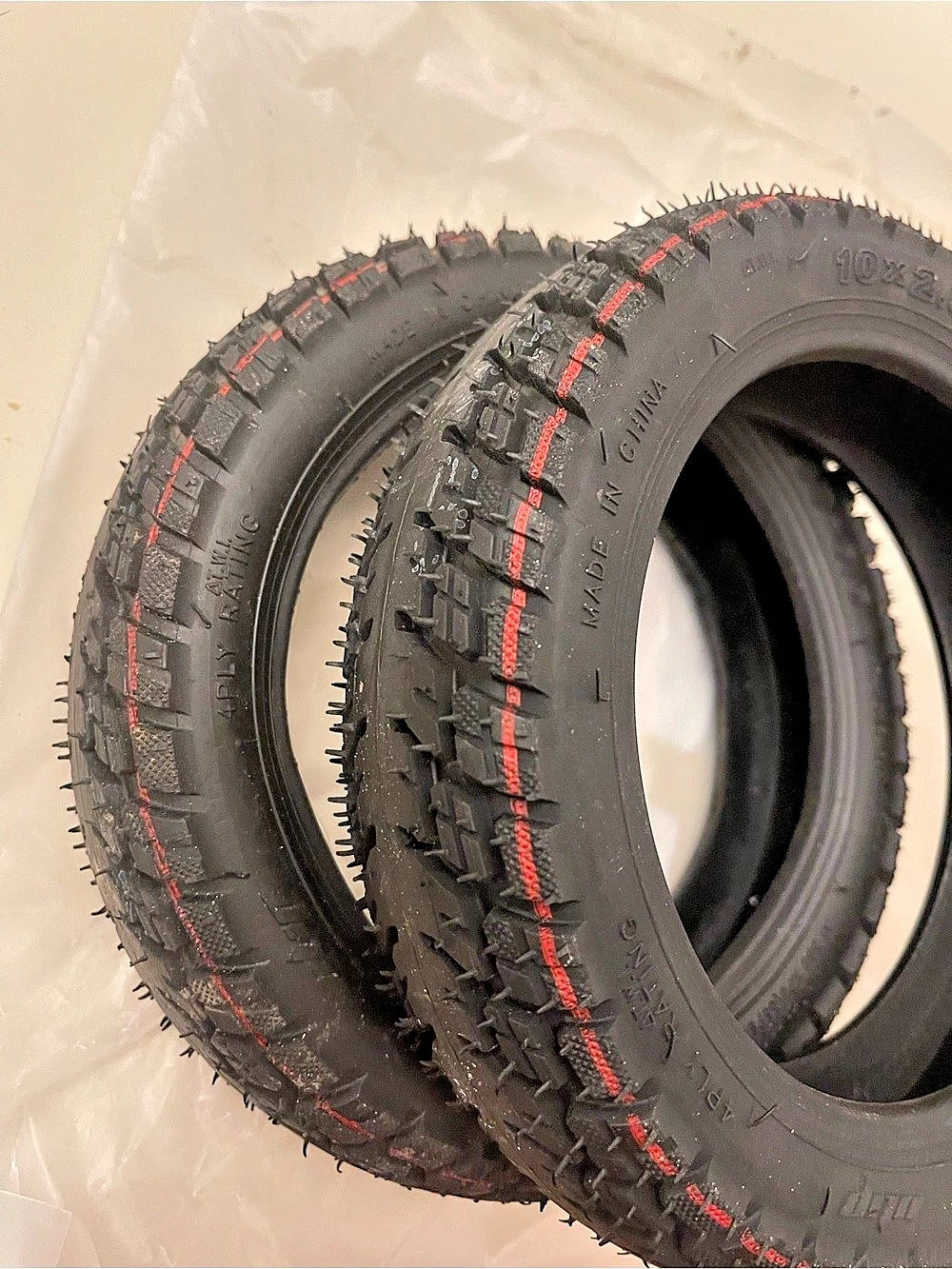 10x2.30-6.5 Tire Vacuum Off Road Fit for NIU KQi2 Pro Electric Scooter